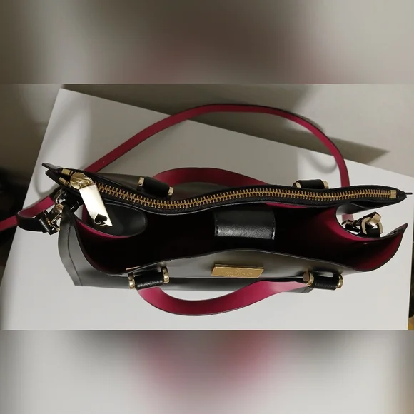 Kate Spade Black & Pink Purse - Picture 8 of 16